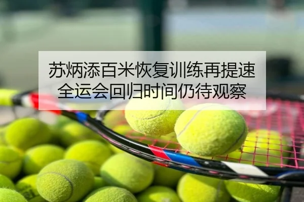 苏炳添百米恢复训练再提速 全运会回归时间仍待观察